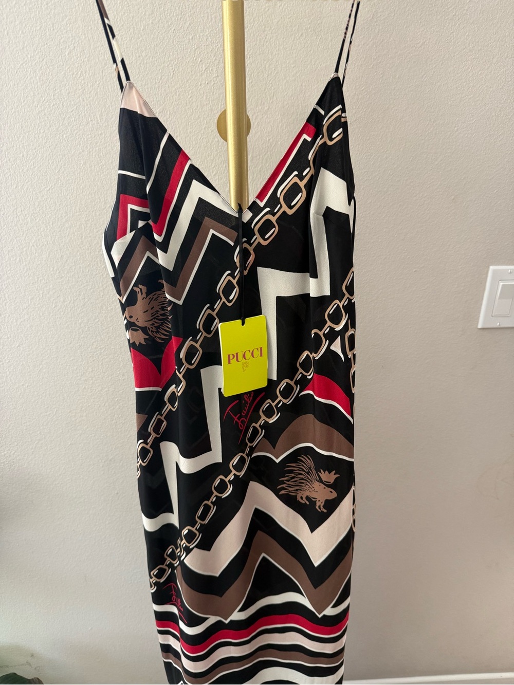 PUCCI Istrice-print long dress - Picture 9 of 14